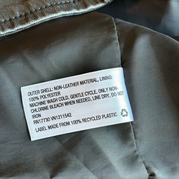 Universal Thread Target Black Non-leather Bomber Jacket Size Medium - Picture 6 of 6